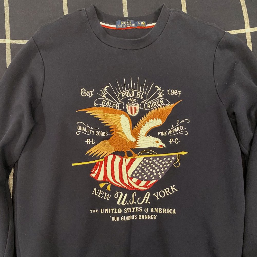 Polo Ralph Lauren Sweatshirt | Adult Small, Perfect Condition, No Stains